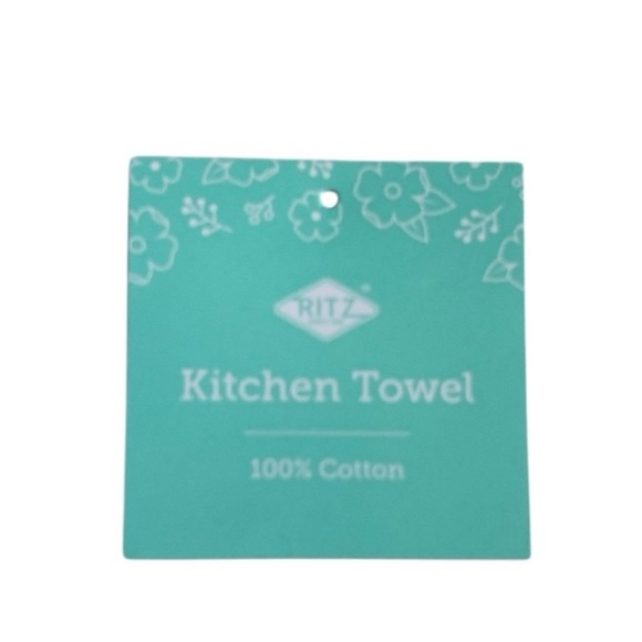 Hand Crafted Farmhouse Blue and White Hanging Rooster Kitchen Hand Towel - Picture 8 of 8